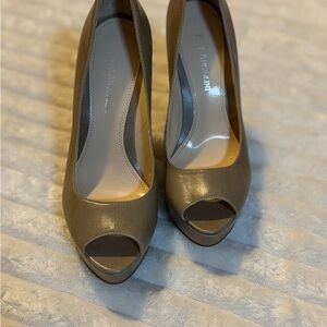 Elegant Peep-Toe Heels